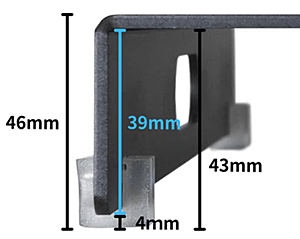 One Control Solid Board PBS4014の高さ