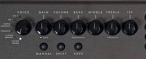 Blackstar ID:X Floor シリーズのコントロール部