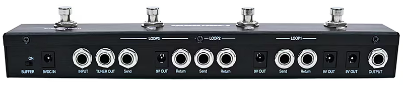 PLAYTECH PLS-100 Loop Switcherバックパネル