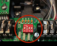 Xotic EP Pro内部のディップスイッチ