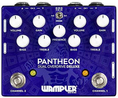 Wampler Pedals Pantheon Deluxe DUAL OVERDRIVE