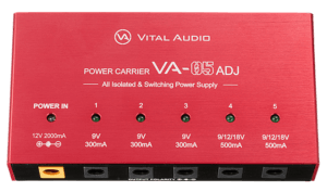 レビュー～VITAL AUDIO POWER CARRIER VA-05 ADJは大容量2000ｍA、コンパクトなパワーサプライ