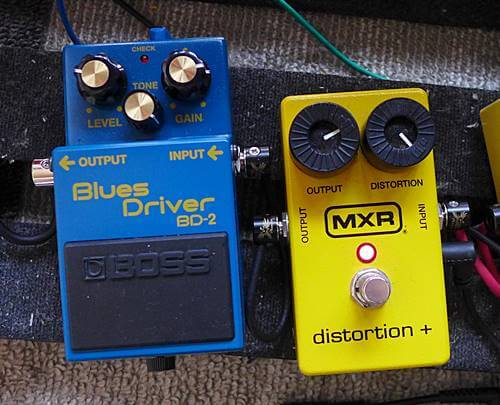 BOSS BD-2 Blues DriverとMXR Distortion+