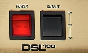 MARSHALL DSL100は100wと50wに切替可能