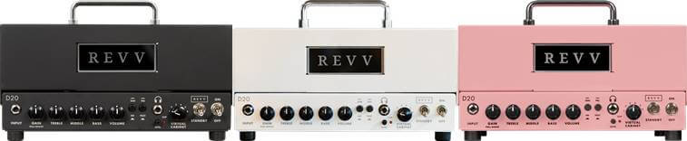 Revv Amplification D20のカラーは3種類