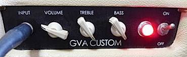 Greco GVA Custom（5w）のコントロールパネル