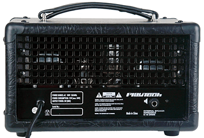PLAYTECH NOVA Tube Amp ( 5W )ヘッドのバックパネル