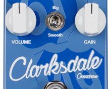 WAMPLER PEDALS Clarksdale Overdriveは、ワウの半止めサウンドも出せるチューブスクリーマー系オーバードライブ