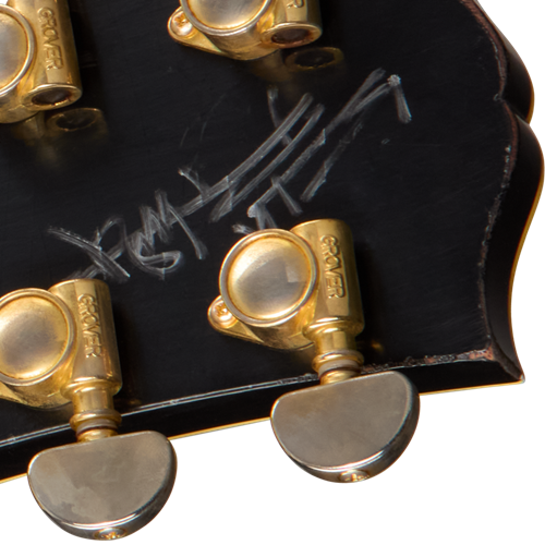 Gibson Custom Keith Richards 1960 ES-355 Collector’s Edition, Signed Guitar and Label, Ebony, Exclusive①