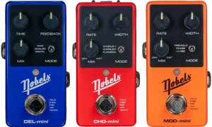 Nobelsからミニサイズのディレイ&モジュレーションペダルが登場！