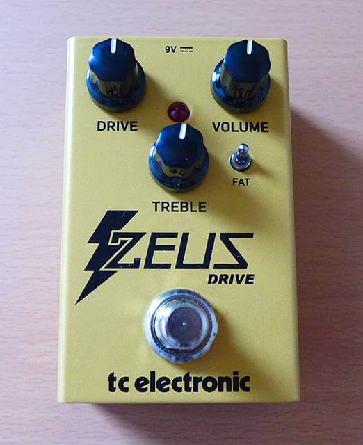 TC ELECTRONIC ZEUS DRIVEはゲルマニウムダイオードクリップを採用した